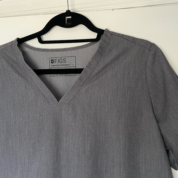 Figs Scrub Set - Graphite - Large - Picture 4 of 8